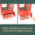 Weight-activated perch closes access to seed under the weight of squirrels