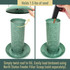 North States Nature's Yard Sage Solar Lantern BirdFeeder: Holds 1.5 lbs. of seed. Simply twist roof to fill. Easily load birdseed using North States Feeder Filler Scoop (sold separately).
