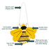 Squirrel-proof hanging cable. Fun & playful queen bee design. Durable metal construction. Easy to refill and clean. Metal perches give birds a place to latch onto while feeding.