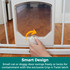Extra-Tall & Wide Petgate Passage White - smart design. Small cat or doggy door swings freely or locks for containment with the exclusive Grip-n-Twist latch