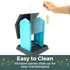 Fiesta Blue Hopper Birdfeeder is easy to clean. Window panels slide up for easy maintenance.