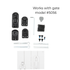 Hardware Package - Tall Easy Swing & Lock Gate Series 2 Bronze model #5056