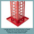 North States Nature's Yard Solar Red Phone Booth Birdfeeder: Large perch for more birds to feed! Seed tray includes drainage holes to keep seed fresh.