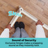 Toddleroo by North States Superyard Ultimate Dove White: Snap - Sound of Security - exclusive hinges make a snapping sound as they instantly lock.