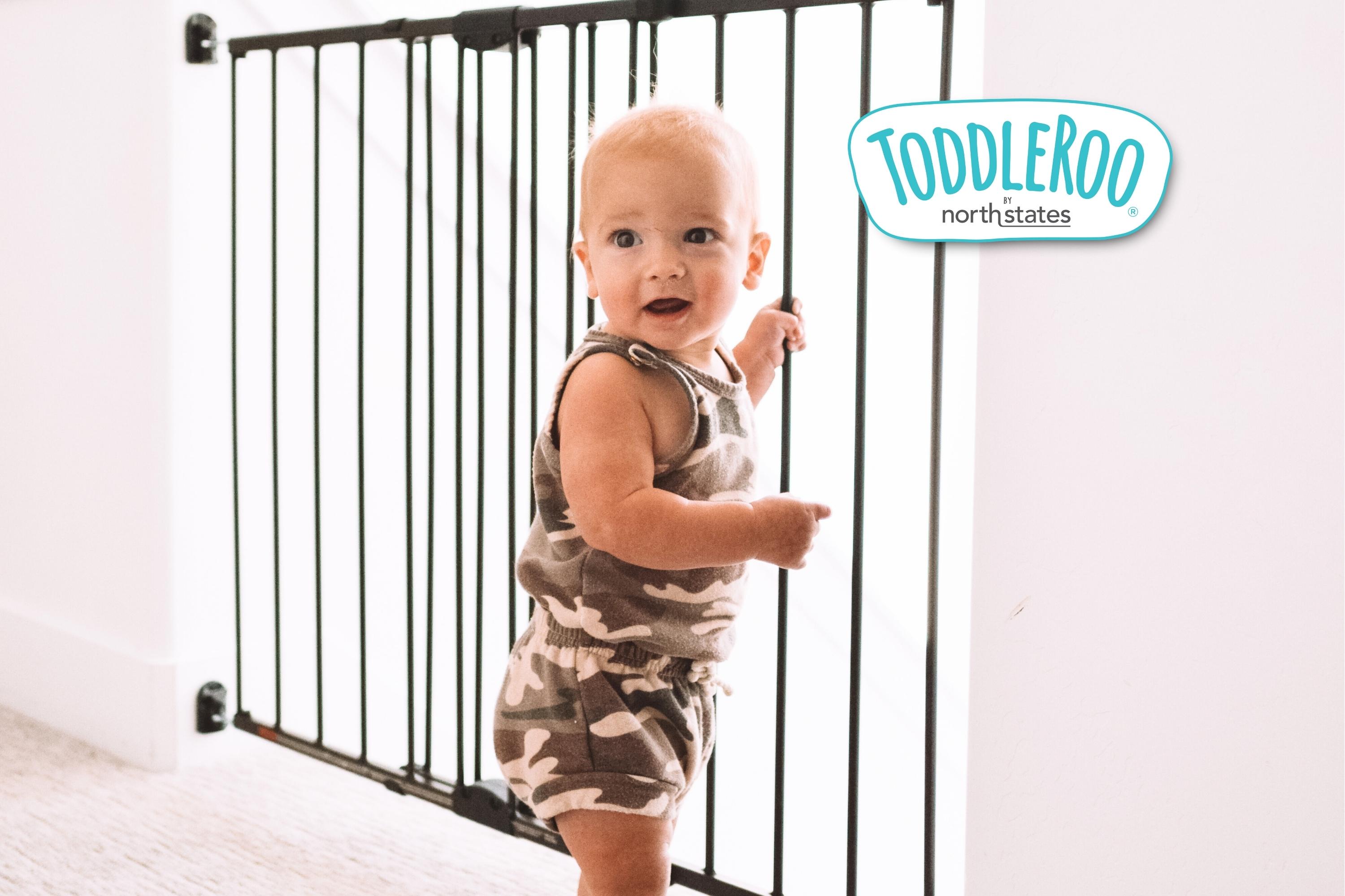 Toddleroo by North States Riverstone Extra Tall & Wide Gate