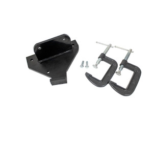 This bracket system can be used to secure the TraumaSim Haemorrhage Control Lifecast Arm (HCS01) arm to a bench or table. It includes 2 x hex-head bolts and 2 x g-clamps.