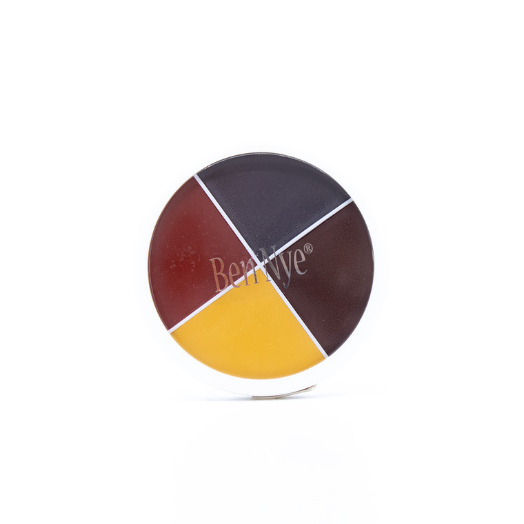 The Bruises and Abrasions Wheel features creme colours suited to creating bruises and small injuries on the skin in a compact four colour wheel.