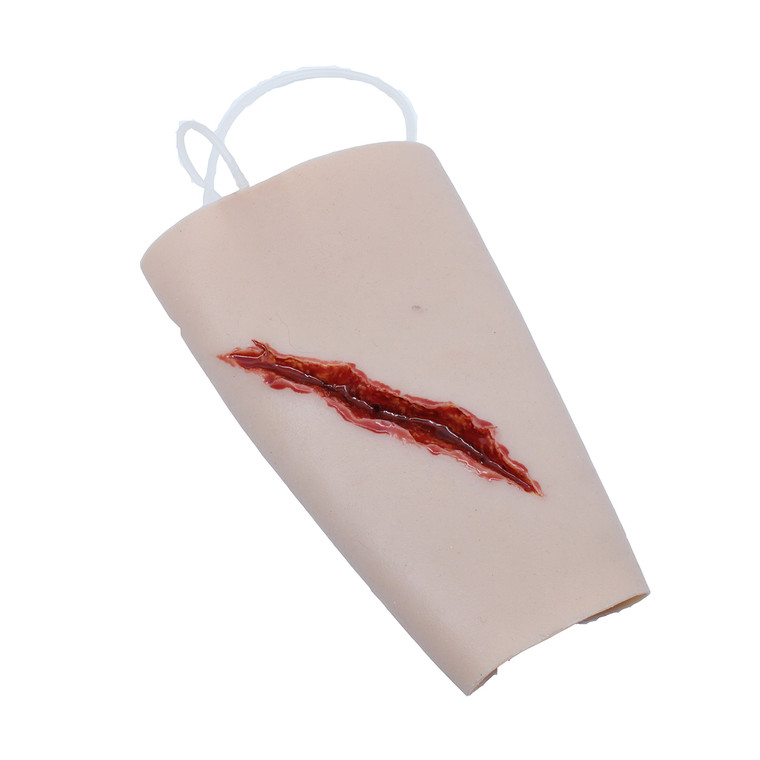 TraumaWear - a wearable application solution for rapid moulage. This one is simulating a Laceration for bleeding control training and is available in 11 different colours