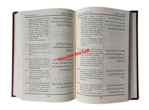 Mushaf Madinah in Spanish Language (Arabic to Spanish Language Translation)