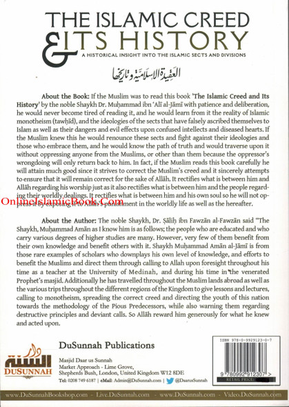 The Islamic Creed and Its History By Shaykh Muhammad al-Jami 9780992912307