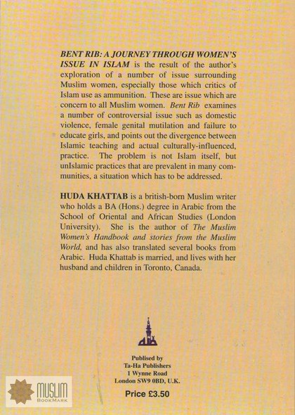 Bent Rib A Journey Through Womens Issues in Islam By Huda Al Khatab,9781897940570,