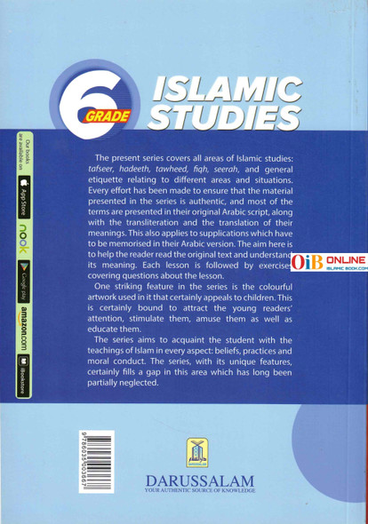 Islamic Studies Grade 6 By Maulvi Abdul Aziz Darussalam Publications,9786035003667,