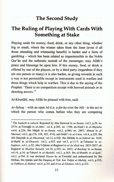 The Islamic View on Gambling & Playing Cards By Masshhur Ibn Hasan Al Salman,9782874540110,