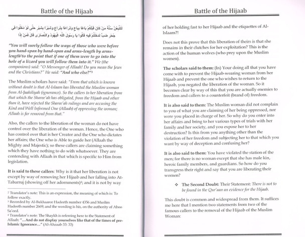 Battle of the Hijaab By Shaykh Muhammad Al-Imaa 9781450773201