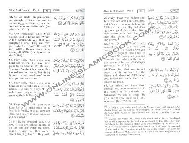 Noble Quran (Medium Size 8.7 x 6.0 x 1.8 inch),