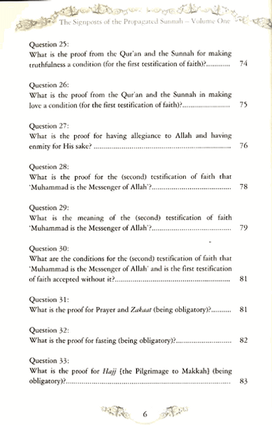 The Signposts of the Propagated Sunnah for the Creed of the Saved and Aided Group (Volume 1) By Sheikh HaadfidhIbn Ahmed 'Alee Al-Hakamee,