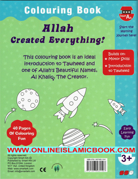 Allah Created Everything (Colouring Book) By Fehmida Ibrahim Shah