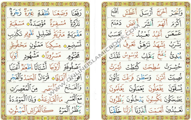 Noorani Qa'idah Full Color, Master Reading the Qur'an with Correct Pronunciation By Shaykh Noor Mohammad ar-Ra'ee,