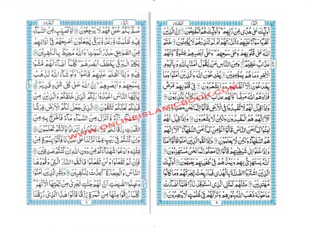 The Quran (Arabic Only - 16 Lines) 7.9 x 5.5 Inch For Huffaz (Pakistani / Indian/ Persian Script) By Darussalam Publications,