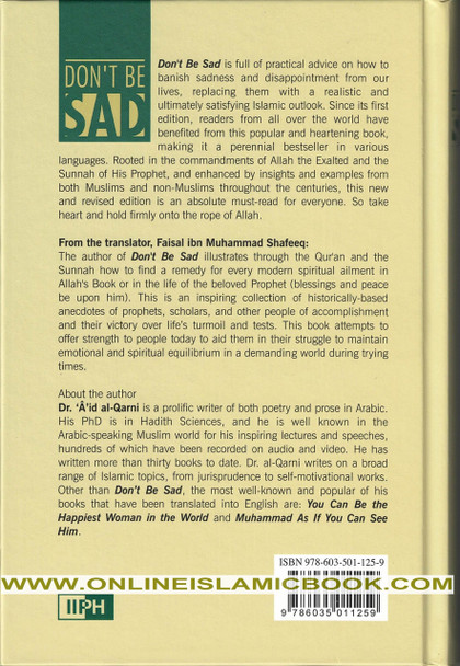 Don't Be Sad By Aaidh ibn Abdullah al-Qarni (Hardcover),9786035011259,