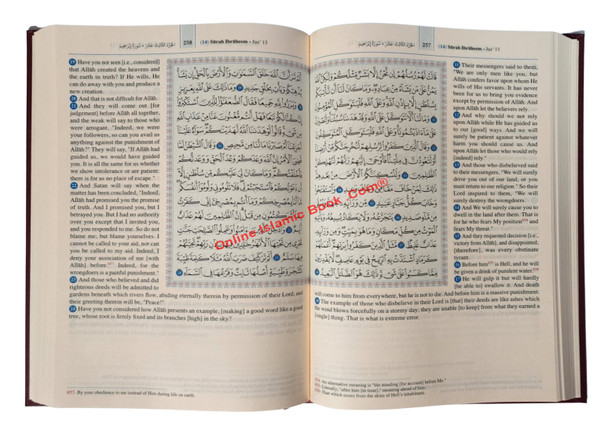 The Qur’an: Arabic Text with English Meanings (Saheeh International)