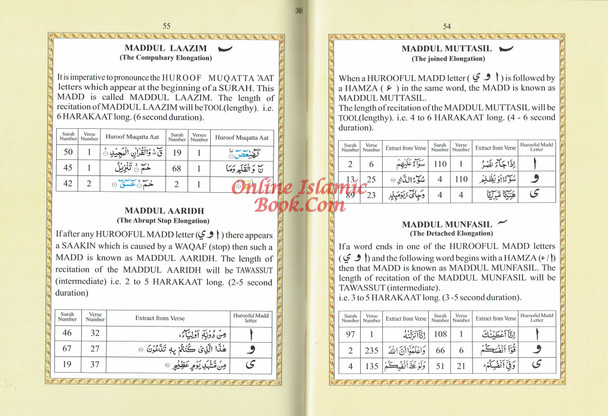 Juzu Amma With Color Coded Tajweed Rules In English,Persian/Asian/Pakistani/Indian Script,9788190340387,9788190340380,