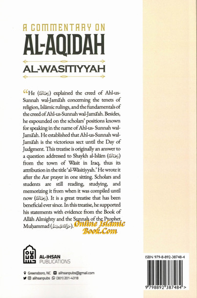 A Commentaary on Al-Aqidah Al-Wasitiyyah 2 Vol Set by Imam Ibn Taymiyyah,9798892387484,9798892387460