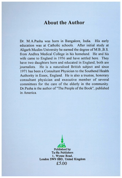Sixth Century and Beyond The prophet & His Time By Dr. Mohamed Abdulla Pasha,9781897940013,