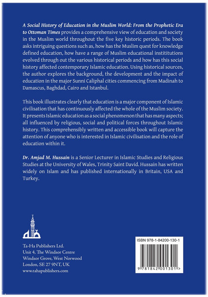 A Social History Of Education In The Muslim World By Amjad M. Hussain,9781842001301,