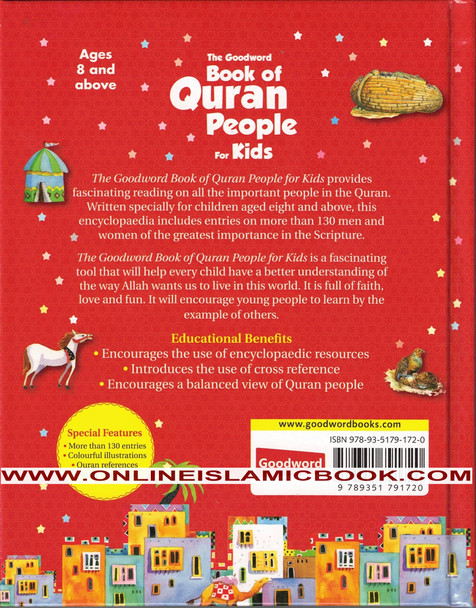 The Goodword Book of Quran People for Kids (Hardcover) By Saniyasnain Khan,9789351791720,
