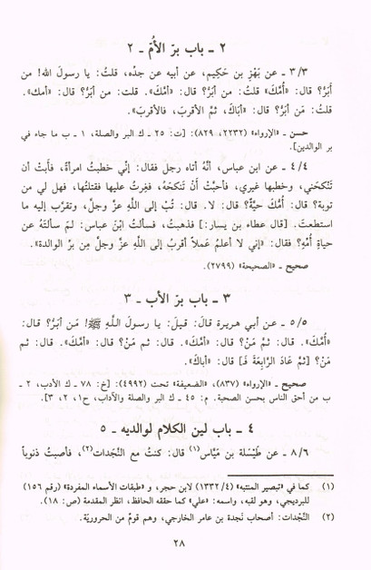 Sahih Al Adab Al Mufrad (Arabic Only) By Nasir Uddin Al Albani 9960924289