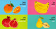 Fruits Board Book (Arabic/English) By Saniyasnain Khan