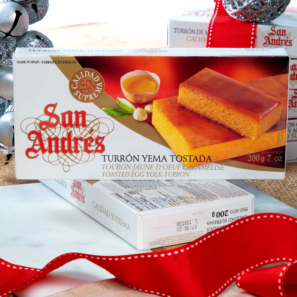 Toasted egg-yolk turron by San Andres