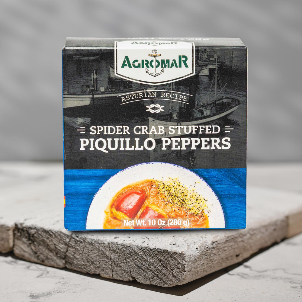 Spider Crab stuffed Piquillo Peppers Centollo by Agromar