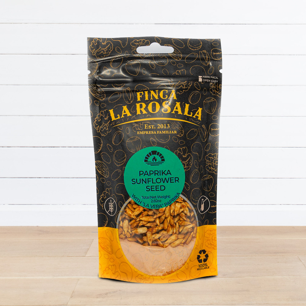 Spicy paprika sunflower seeds by La Rosala