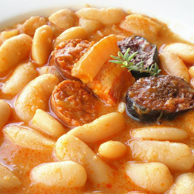 Ingredients for Fabada Asturiana