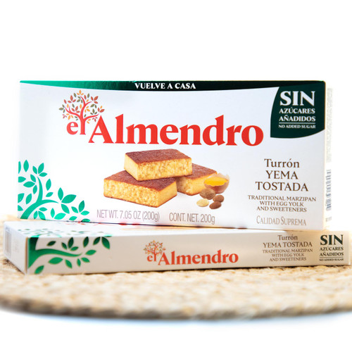 Sugar-free Caramel Egg Yolk turron by El Almendro