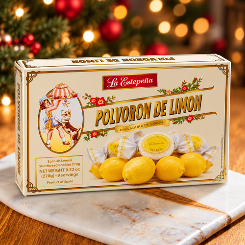 Polvorones de Limon - Lemon Crumble Cakes by La Estepeña