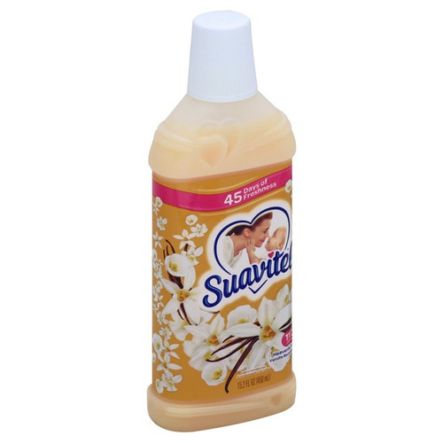 Suavitel Liquid Fabric Softener Vanilla 15.2oz/12 Count