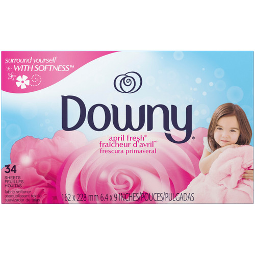 Downy Fabric Softener Sheets 34 count box/ 12 count case