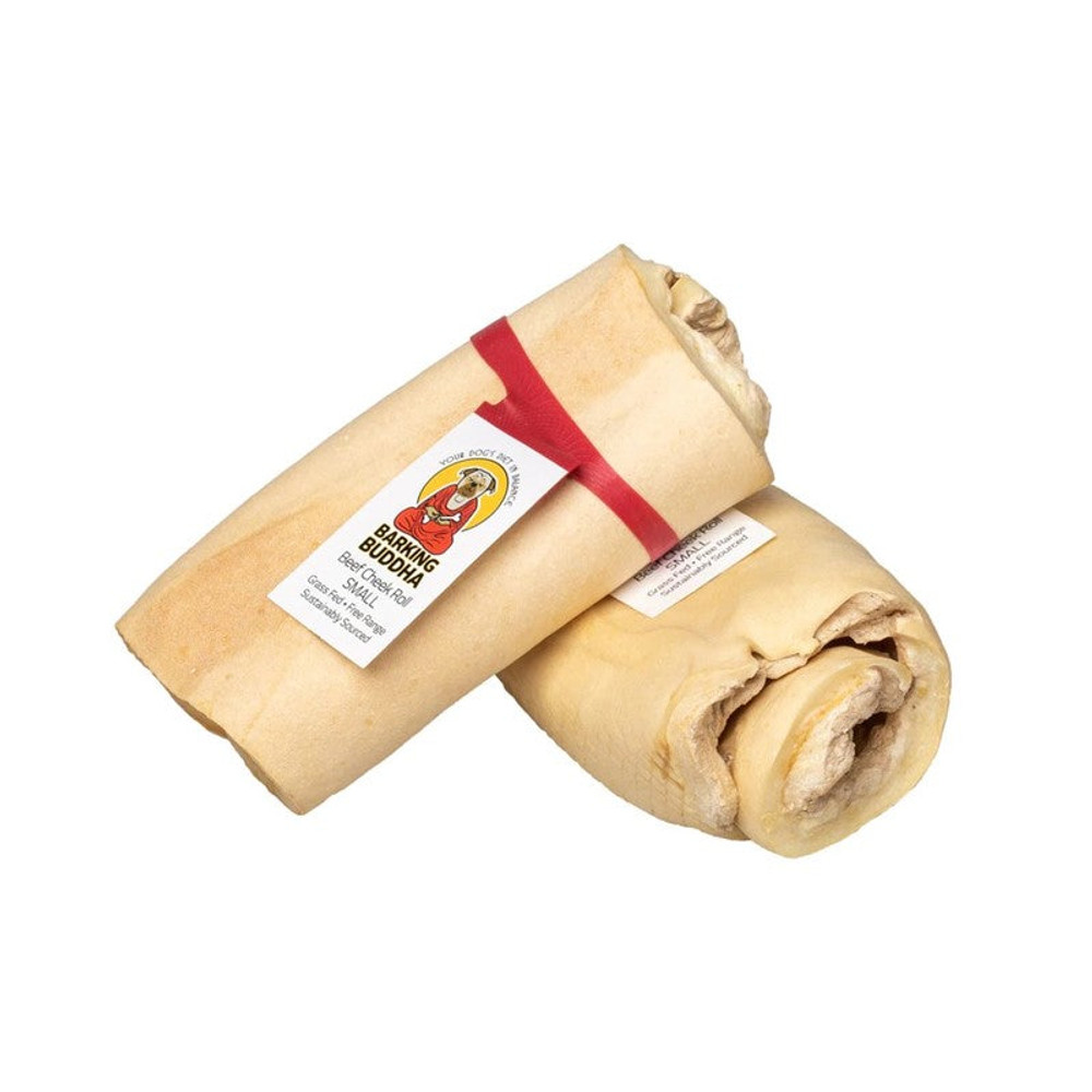 Barking Buddha Bulk - Beef Cheek Roll Small 24ct
