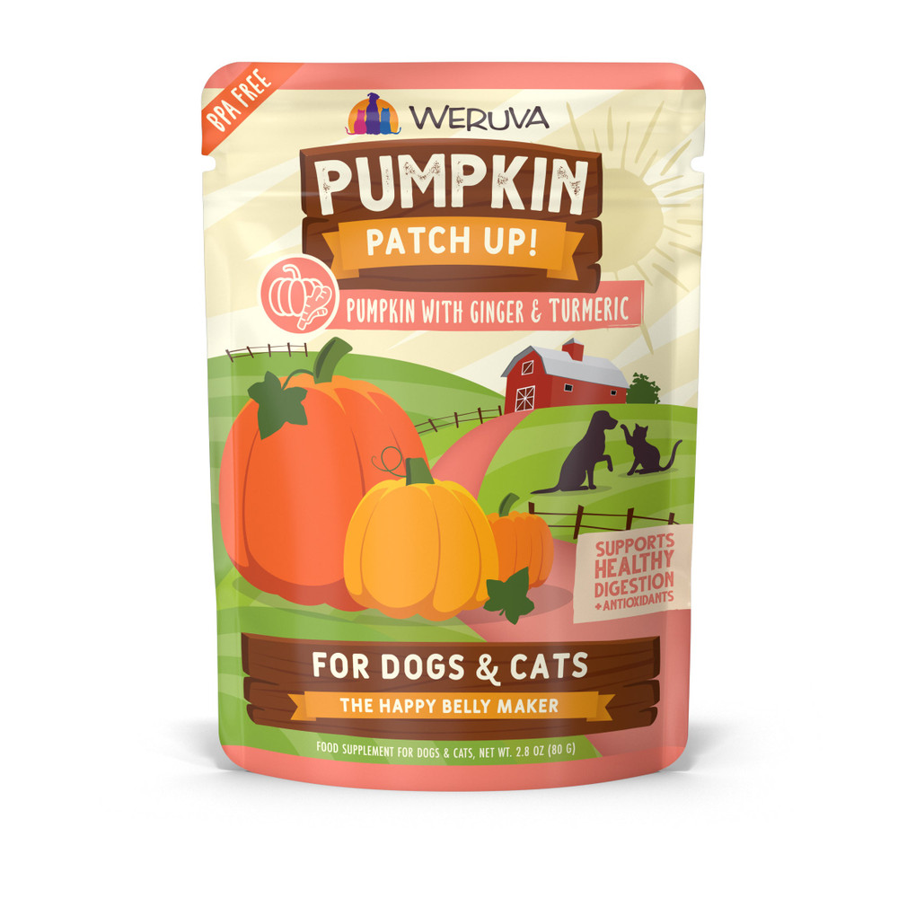 Weruva SUPPLEMENT  Pumpkin Patch Up! with Ginger & Turmeric 2.80oz 12pk