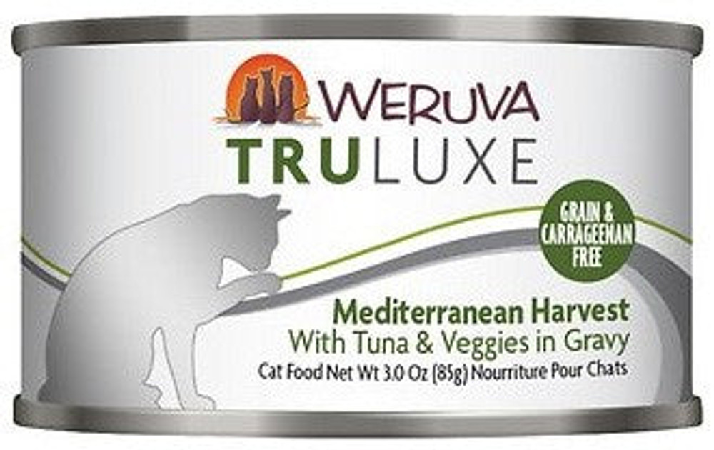Weruva TRULUXE Can -  Mediterranean Harvest Tuna & Veggies 3oz 24/cs