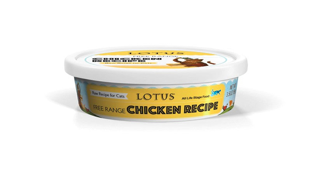 Lotus Raw For Cats - Free-Range Chicken 3.5oz