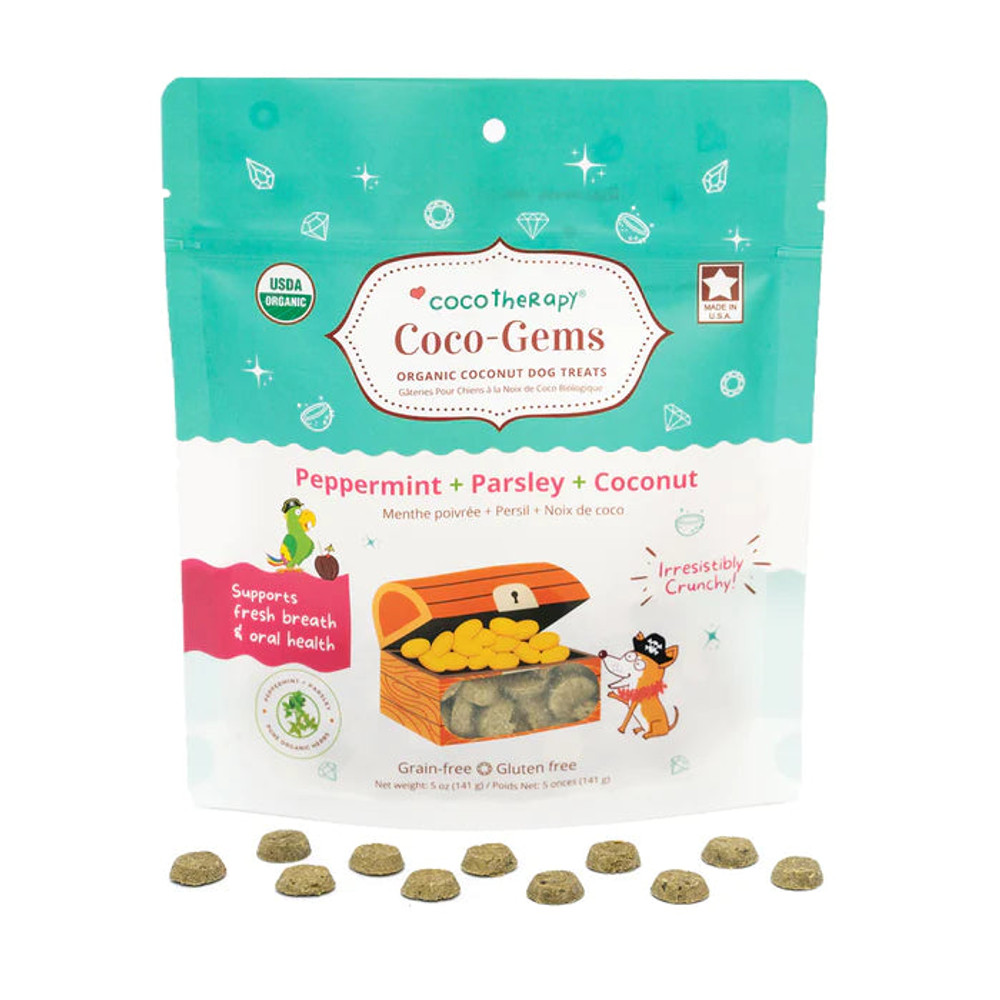 Coco Therapy Coco-Gems: Peppermint, Parsley, Coconut 5oz