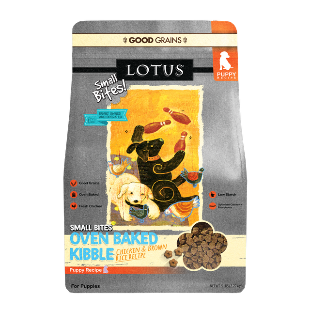 Lotus Dog Kibble - Good Grains Chicken Puppy 5lb **
