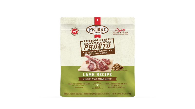 Primal FD Dog - Pronto Lamb 25oz*