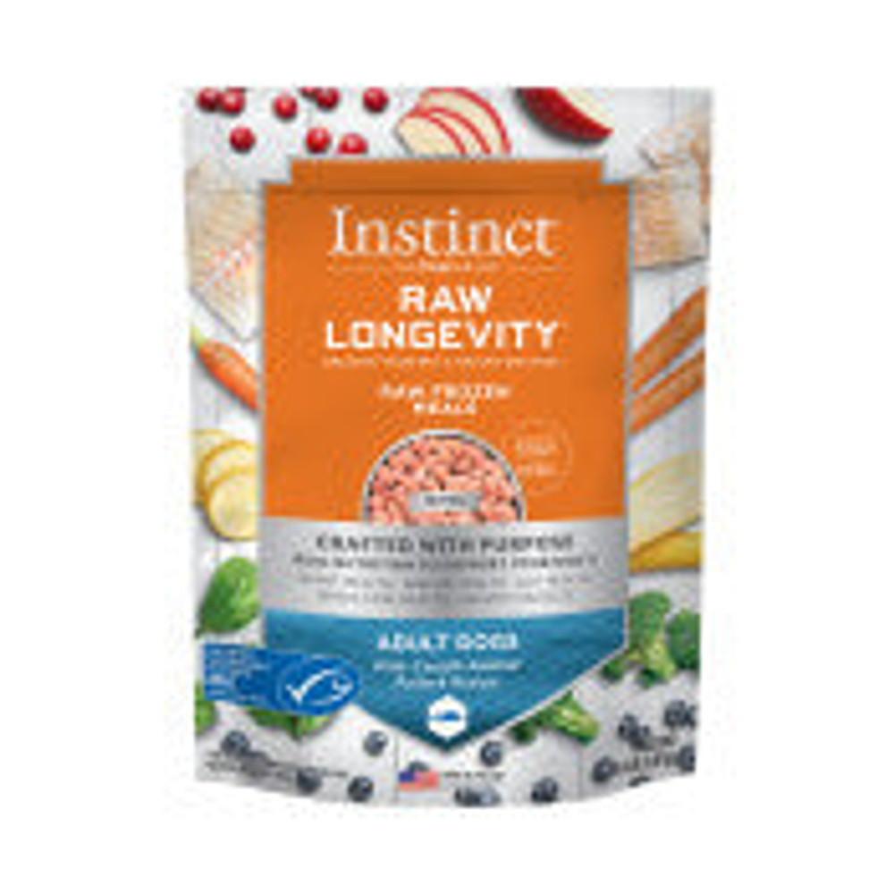 Instinct FRZN Dog - Longevity Adult Bites Pollock 4lb
