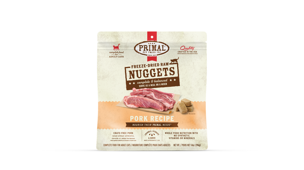 Primal FD Cat - Nuggets Pork 14oz