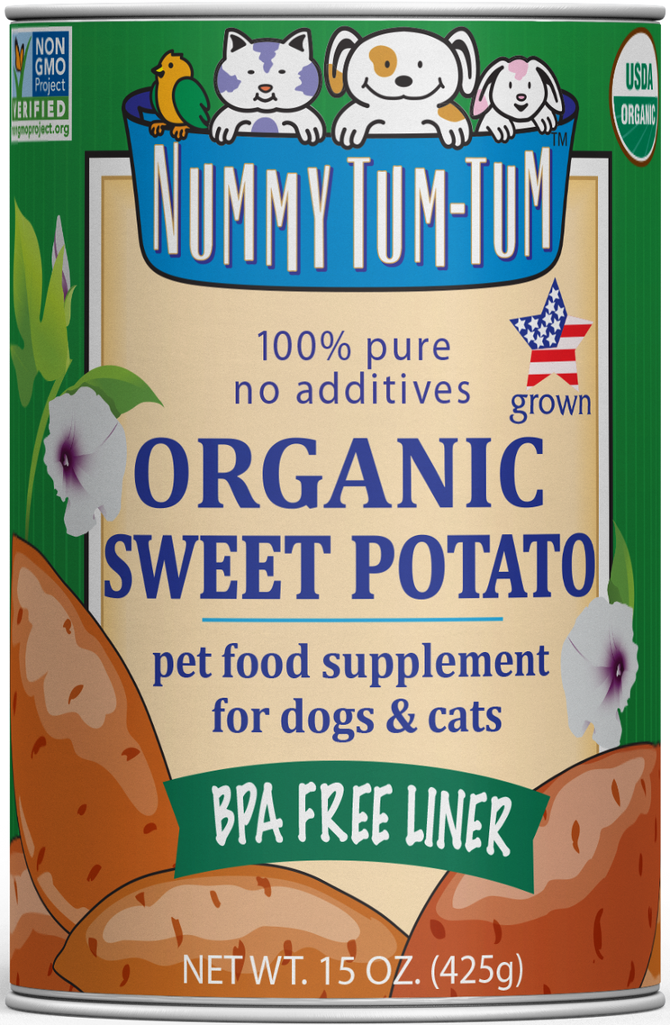 Nummy Tum Tum Can - Organic Pure Sweet Potato 15oz 12/cs